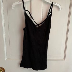 Hollister black tank top